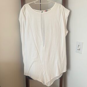 FP Beach Off White Sleeveless Romper